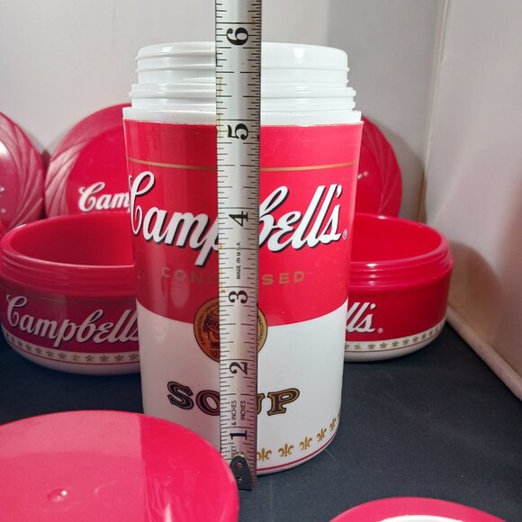 Campbell's 1998 Condensed Soup Can-Tainer Plastic 11oz (5) - Picture 9 of 13